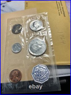 1964 days Proof Set Coins Kennedy Half Dollar 25c 10c 5c 1c 50c OGP 1964 days Proof Set Coins Kennedy Half Dollar 25c 10c 5c 1c 50c OGP