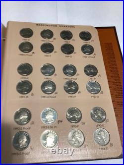 1965 to 1998 Washington Complete BU and silver and clad proof set. Lovely
