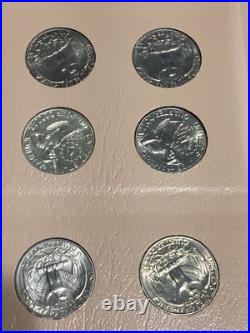 1965 to 1998 Washington Complete BU and silver and clad proof set. Lovely