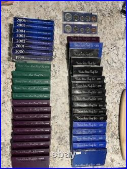 1967-2006 United States Mint Proof Sets 41 Sets includes Silver Coins 1967-2006 United States Mint Proof Sets 41 Sets includes Silver Coins