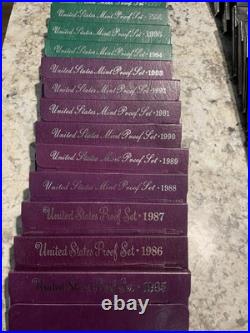 1967-2006 United States Mint Proof Sets 41 Sets includes Silver Coins 1967-2006 United States Mint Proof Sets 41 Sets includes Silver Coins