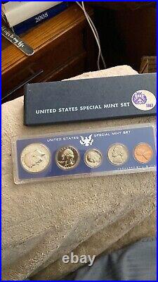 1967 US Mint SMS Special Mint 5-Coin Set (40% Silver Kennedy) OGP