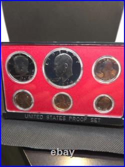 1968-1974 U. S. Mint Proof Set Collection (Excludes 1970) Silver Kennedy Halves 1968-1974 U. S. Mint Proof Set Collection (Excludes 1970) Silver Kennedy Halves