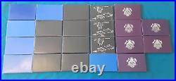 1968-1989 US Mint Proof Set Run lot Original Boxes 22 Sets 119 Coins! L714