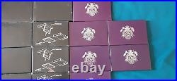 1968-1989 US Mint Proof Set Run lot Original Boxes 22 Sets 119 Coins! L716