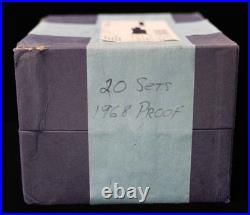 1968 S Proof Set Mint Sealed Unopened Box of 20 Sets Unsearched