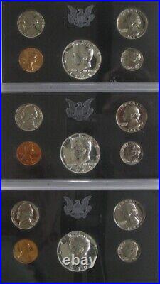 1968 thru 1998 Run of 32 Government Issued Proof Sets Including 1976 Silver