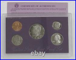 1968 thru 1998 Run of 32 Government Issued Proof Sets Including 1976 Silver