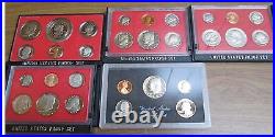 1968 to 1998 Proof Sets U. S. Mint 31 Proof set San Francisco Mint Box & COA