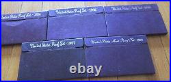 1968 to 1998 Proof Sets U. S. Mint 31 Proof set San Francisco Mint Box & COA