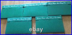 1968 to 1998 Proof Sets U. S. Mint 31 Proof set San Francisco Mint Box & COA