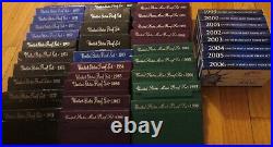 1968 to 2006 Proof Sets U. S. Mint 39 Proof Set San Francisco Mint Box COA Value