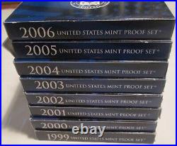 1968 to 2006 Proof Sets U. S. Mint 39 Proof Set San Francisco Mint Box COA Value