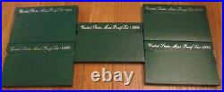 1968 to 2006 Proof Sets U. S. Mint 39 Proof Set San Francisco Mint Box COA Value