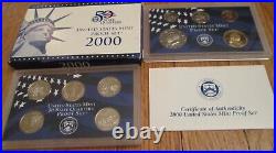 1968 to 2006 Proof Sets U. S. Mint 39 Proof Set San Francisco Mint Box COA Value