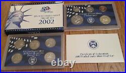 1968 to 2006 Proof Sets U. S. Mint 39 Proof Set San Francisco Mint Box COA Value