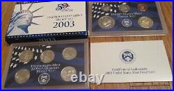 1968 to 2006 Proof Sets U. S. Mint 39 Proof Set San Francisco Mint Box COA Value