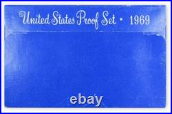 1969-S US Mint Proof Set 5 Coins Original Packaging OGP