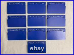 1969 Select United States Mint Proof Set Lot of 10 OGP 50 Coin 40% Silver Half