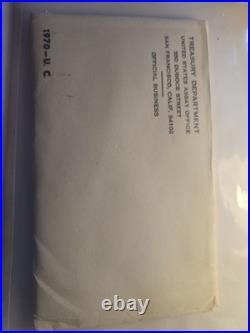 1970 US Mint Proof Set Sealed In The Original Mint Branded Envelope Unseen 56yr