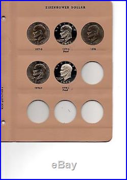 1971 1978 Complete Eisenhower Ike Dollar Set D P S Proofs And Silver 32 Coins