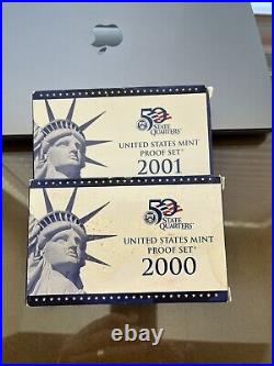 1971-2001 Random Date Run Assortment of Proof Clad 25 Sets Lot US Mint Proof