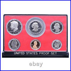 1973-1979 Proof Set Run Original Box CN-Clad 7 Sets 42 Coin Lot US Mint