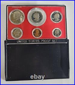 1973s-1980s Proof Set Run Original Black Box 8 Sets Coin Lot US Mint