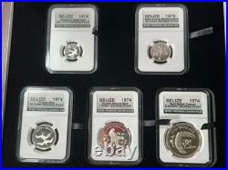 1974 Belize Silver Proof Set