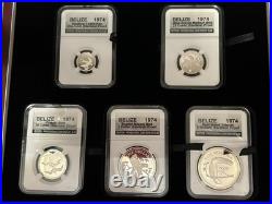 1974 Belize Silver Proof Set