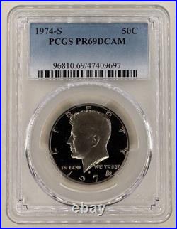 1974 S US 7 Coin Proof Set with Ike Silver $1-PCGS PR69DCAM ($1-50C-25C-10C-5C-1C)