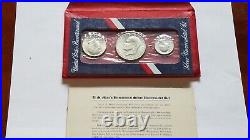 1976-1796 Proof Silver Three Piece US Bicentennial Uncirculated Coin Set