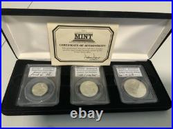 1976 Bicentennial (3 pc. Silver U. S. Proof Set) Signed By Designer's Free ship
