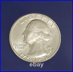 1976 Bicentennial Silver Coins, $2 WithStamps, Consecutive Serial Numbers Set Of 2