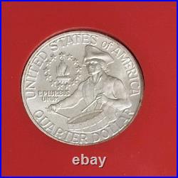1976 Bicentennial Silver Coins, $2 WithStamps, Consecutive Serial Numbers Set Of 2