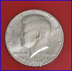 1976 Bicentennial Silver Coins, $2 WithStamps, Consecutive Serial Numbers Set Of 2