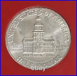 1976 Bicentennial Silver Coins, $2 WithStamps, Consecutive Serial Numbers Set Of 2