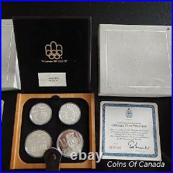 1976 Canada Montreal Olympics Silver 28 Coin Set Proof 30 oz Sil. #coinsofcanada