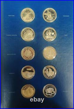 1976 Fifty State Bicentennial Medal Collection 50oz Sterling Silver