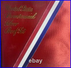 1976 S Proof Set 3 Piece Bicentennial Ike Kennedy Washington Silver/torn sleeve 1976 S Proof Set 3 Piece Bicentennial Ike Kennedy Washington Silver/torn sleeve