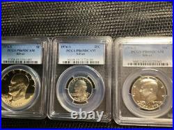 1976-S Silver Bicentennial 3-Coin Proof Set PCGS PR69DCAM