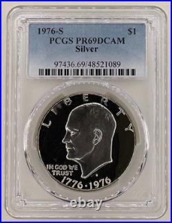 1976-S U. S. 6 Coin Proof Set-PCGS PR69DCAM-($1-50C-25C/Silver)-(10C-5C-1C/Clad)