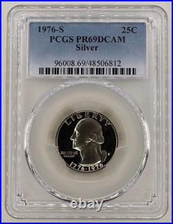 1976-S U. S. 6 Coin Proof Set-PCGS PR69DCAM-($1-50C-25C/Silver)-(10C-5C-1C/Clad)