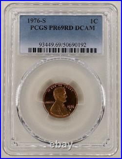 1976-S U. S. 6 Coin Proof Set-PCGS PR69DCAM-($1-50C-25C/Silver)-(10C-5C-1C/Clad)