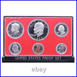 1977 S Proof Set 10 Pack Nice Original Boxes US Mint 60 Coin Lot