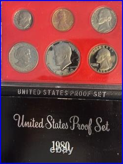1980 1989 United States Proof Set (Unicirculated) Set of 10