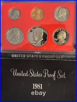 1980 1989 United States Proof Set (Unicirculated) Set of 10