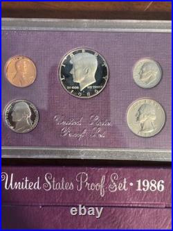 1980 1989 United States Proof Set (Unicirculated) Set of 10