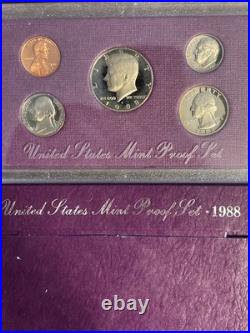 1980 1989 United States Proof Set (Unicirculated) Set of 10