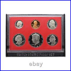 1981 S Proof Set 10 Pack Nice Original Boxes US Mint 60 Coin Lot